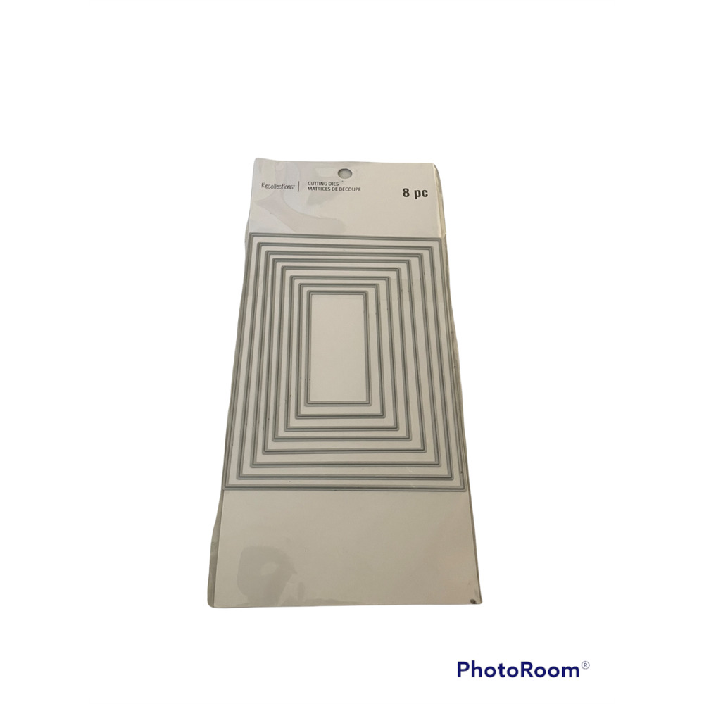 NEW SEALED Nesting Rectangles Thin Metal Die Set by Recollections 655919